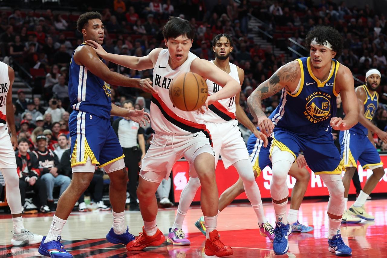 开拓者VS勇士,杨瀚森NBA再战库里格林有望登场,目标8+4+2